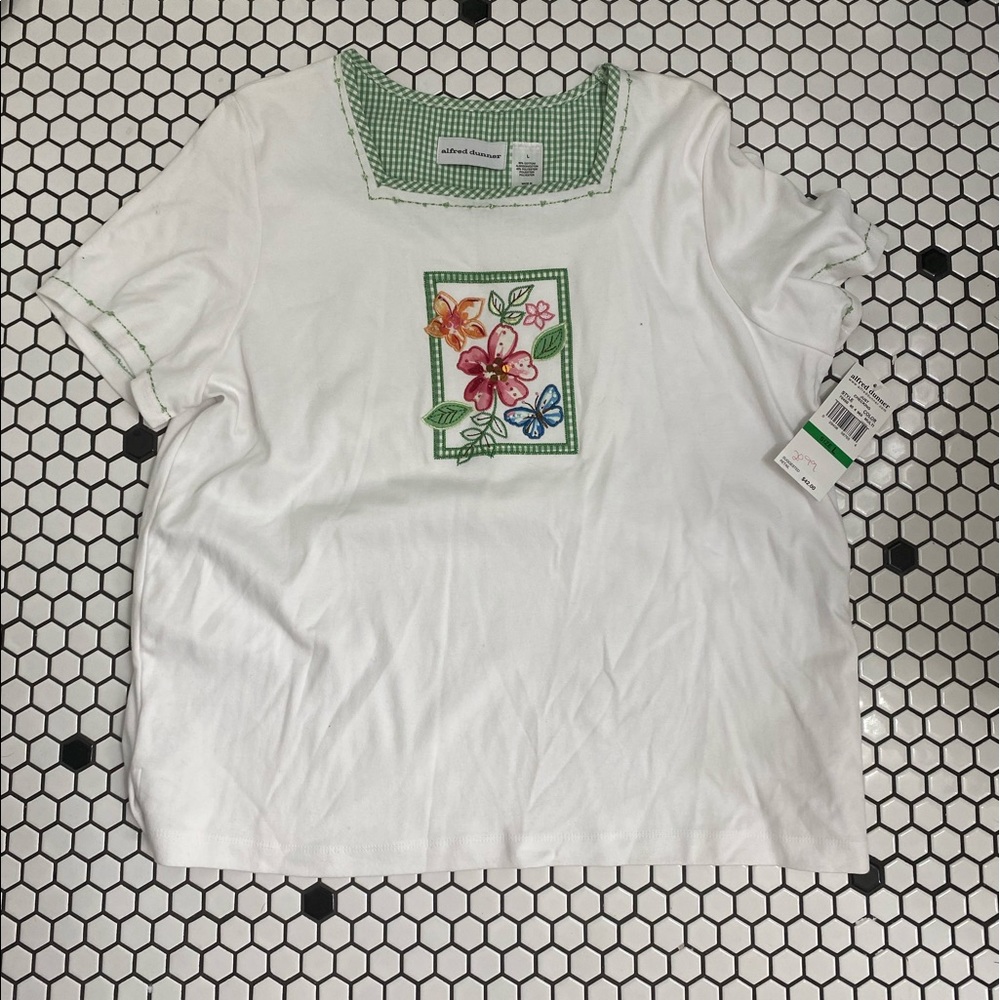 NWT Alfred dunner shirt size large